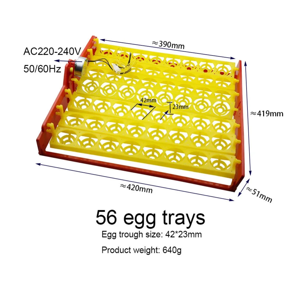 Incubator Motor or Egg Tray 56/48/36/24 Eggs Positions Motor Size 220V OR 110V Optional Farm Poultry Hatching Device 1 Pcs / Lot