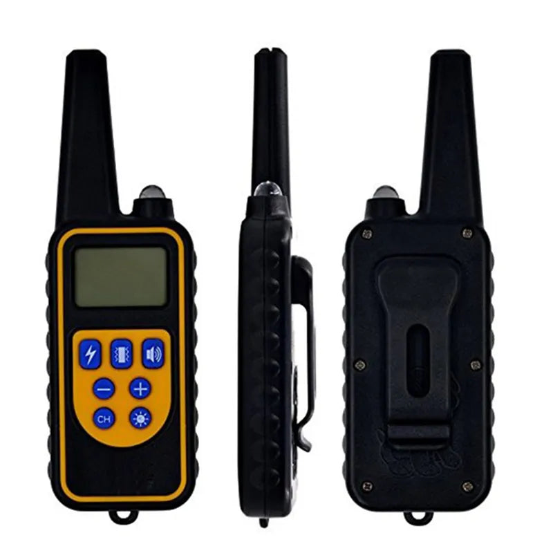 Rechargeable Waterproof Electronic Dog Training Collar Stop Barking LCD Display 800m Remote Electronic Shock Training Collars