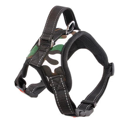 New Pets Dog Harness Vest Reflective Tape Breathable Mesh Pet Dogs Leash Harness S/M/L/Xl Dog Collar Accessories Dropship