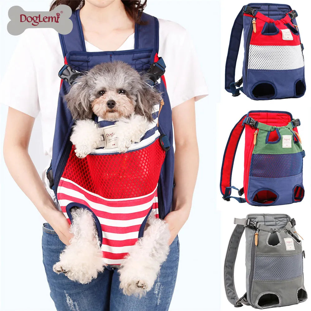 Pet Dog Cat Carrier Backpack Travel Carrier Front Chest Large Portable Bags for Pet Outdoor Transportin Mochila Para Perro