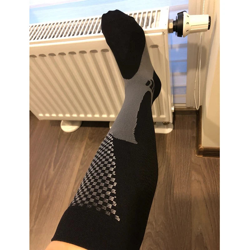Brothock Compression Stockings Running Basketball Football Socks Nylon Anti-Swelling Stretch Outdoor Sports Compression Socks