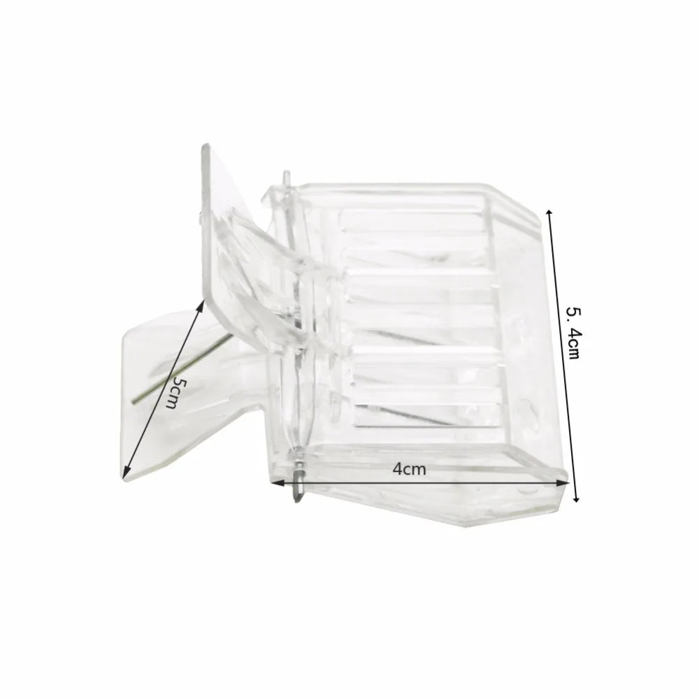Beekeeper Bee Cage Beehive Honey Beekeeping Queen Plastic Clip Cage Cage Beekeeping Tools Equip Isolation Room 3 Pcs