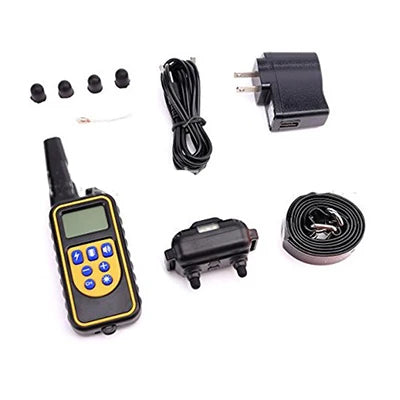 Rechargeable Waterproof Electronic Dog Training Collar Stop Barking LCD Display 800m Remote Electronic Shock Training Collars