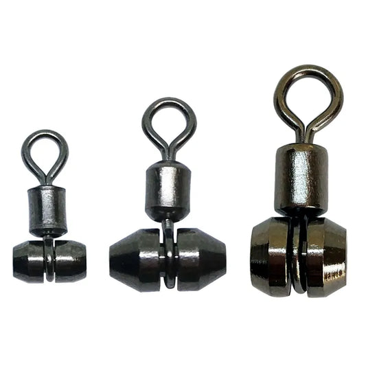 10/20-Pieces New Fishing Swivels 3-Way Swivel S/M/L/Xl Stainless Steel Fishing Connector Swivel Hook for Feeder Carp Fishing