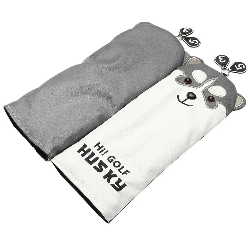 Lovely Husky Golf Driver Head Cover