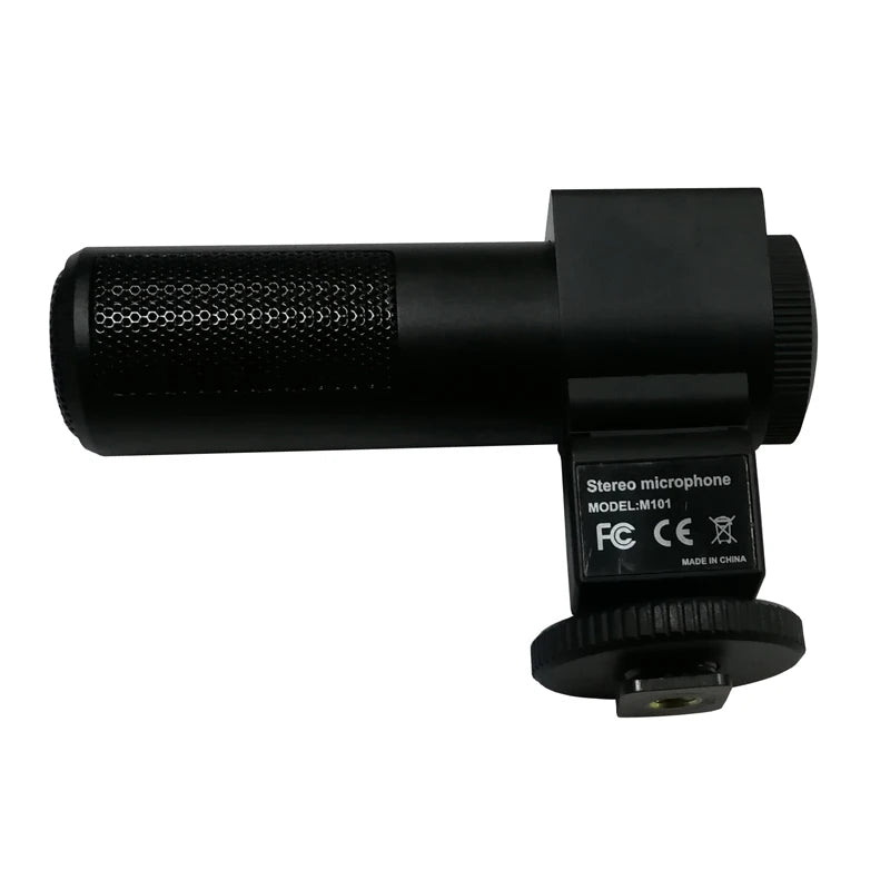 KOMERY Camera and Video Microphone Professional Studio Digital Video Stereo Recording 3.5mm Microphones for Camera for Canon