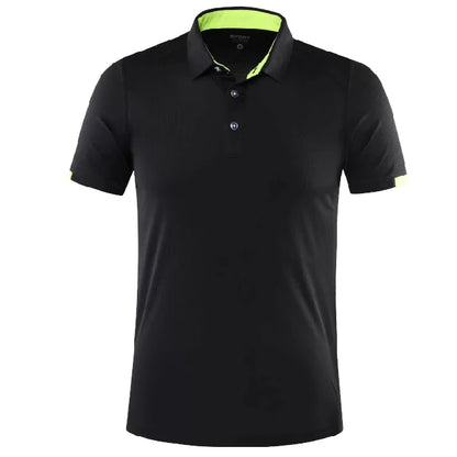 2020 New Men Golf Shirts Outdoor Sportswear Short Sleeve Women Golf Polos Shirt Badminton Running Soccer Jerseys GYM Shirts