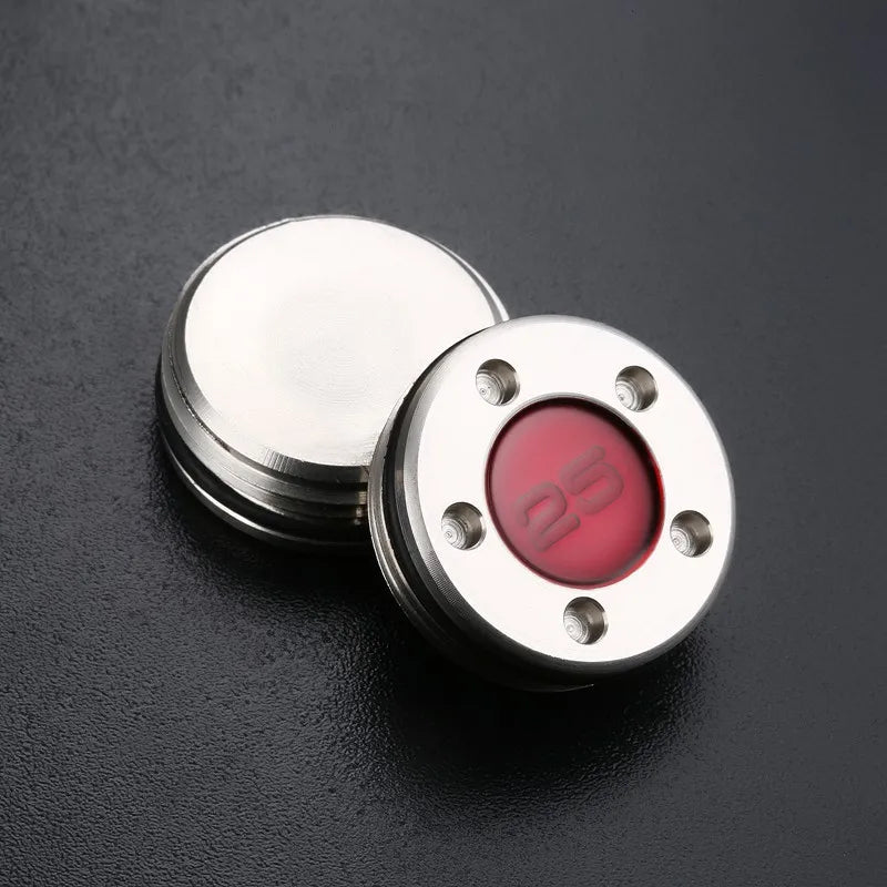 New Custom Red Sliver Number Weights for Scotty P