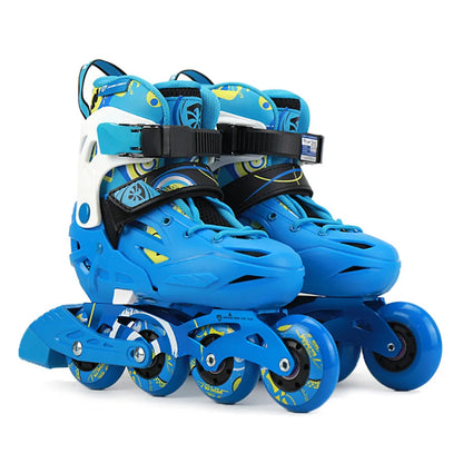 Original Flying Eagle S5S Junior Slalom Inline Skates Child Size Adjustable Roller Skating Shoes Kids Free Skating Patines