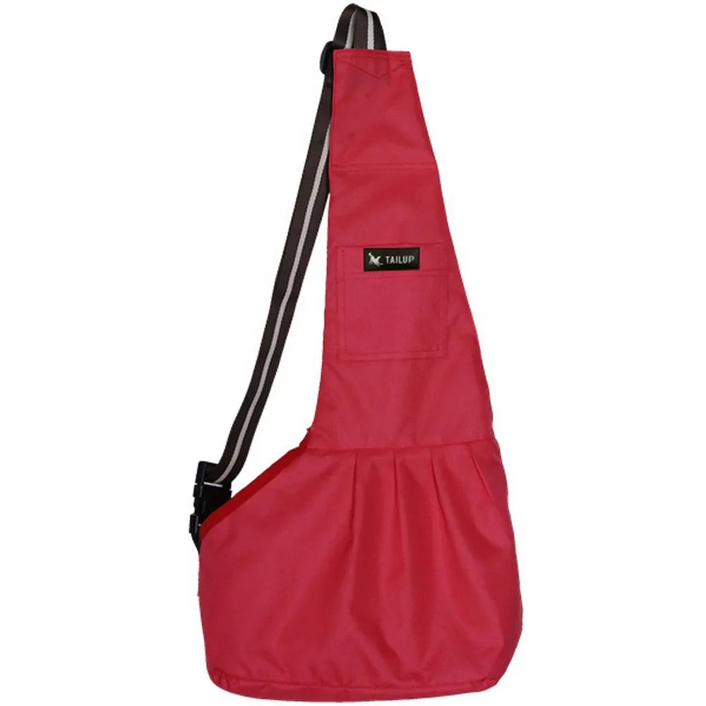 Pet Carrier Bag Sling Oxford Dog Cat Puppy Aminal Sling Single Shoulder Bag Warm Winter Dog Front Chest Carrier Outdoor Travel