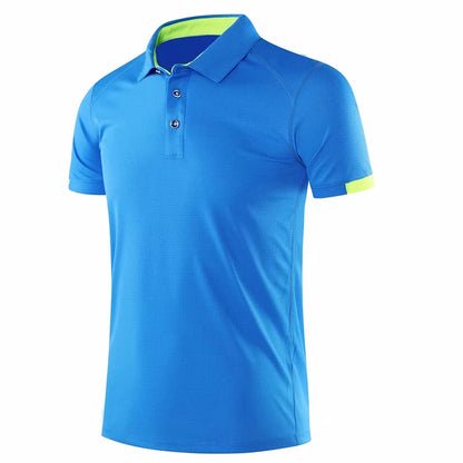 2020 New Men Golf Shirts Outdoor Sportswear Short Sleeve Women Golf Polos Shirt Badminton Running Soccer Jerseys GYM Shirts