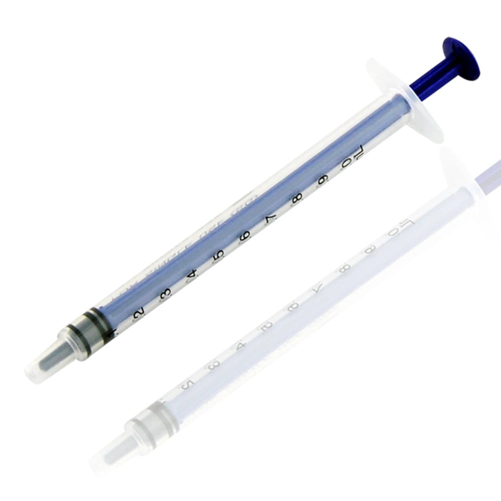 1ml 2.5ml 3ml 5ml 10ml 20ml 30ml 50ml 10Pcs Disposable Syringe Pet No Sterile Feeder Needle Glue Disposable Syringe