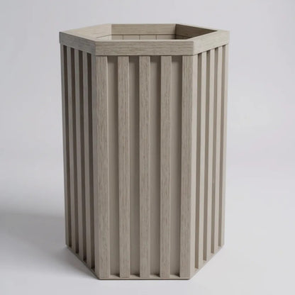 Hexagon Grove Column Planters - Medium