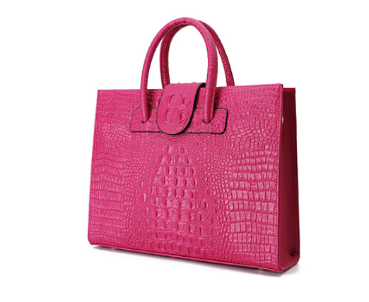Two Sizes Scale Embossed Pattern Handbags Ladies New Trend Elegant Bags Shoulder Real Leather Handbag Fashion Womens Handbag