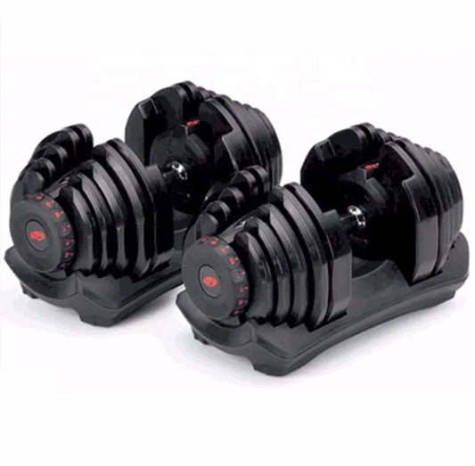 Adjustable Dumbbell Set 90lb /40kg Workout Weight Lifting Muscle Exercise Home Gym Fitness Equipment