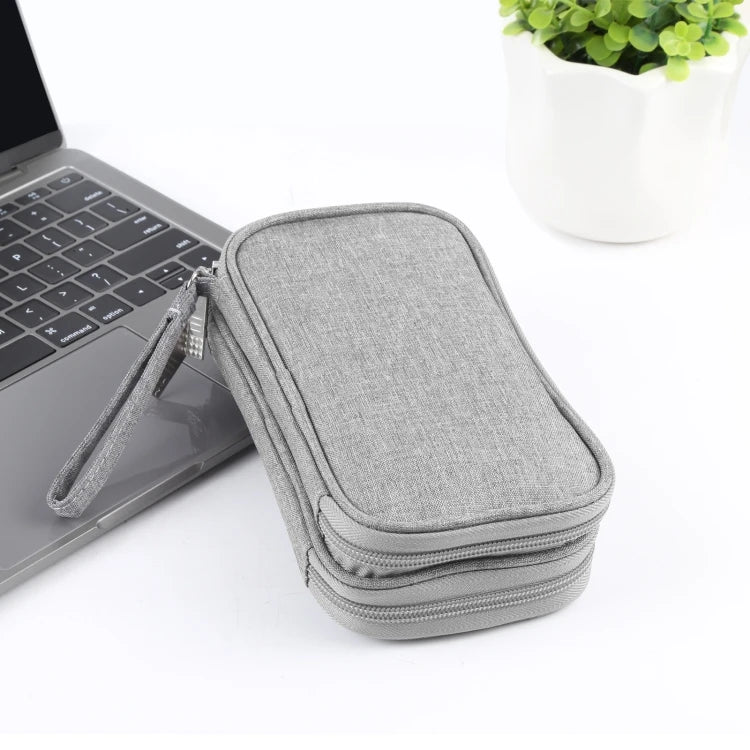 HAWEEL Electronic Organizer Double Layer Storage Bag for Cables Charger Power Bank Earbuds Electronics Accessories Travel Case