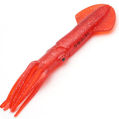 9 Inch Fishing Squid Lure Bait 23 Cm 66g Trolling Rubber Squid Soft Lure  Bait Offshore Big Game Tuna Marlin Fishing Lure Squid