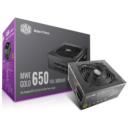 Cooler Master MWE GOLD 650W Full Module Electronic Game Computer Power Supply