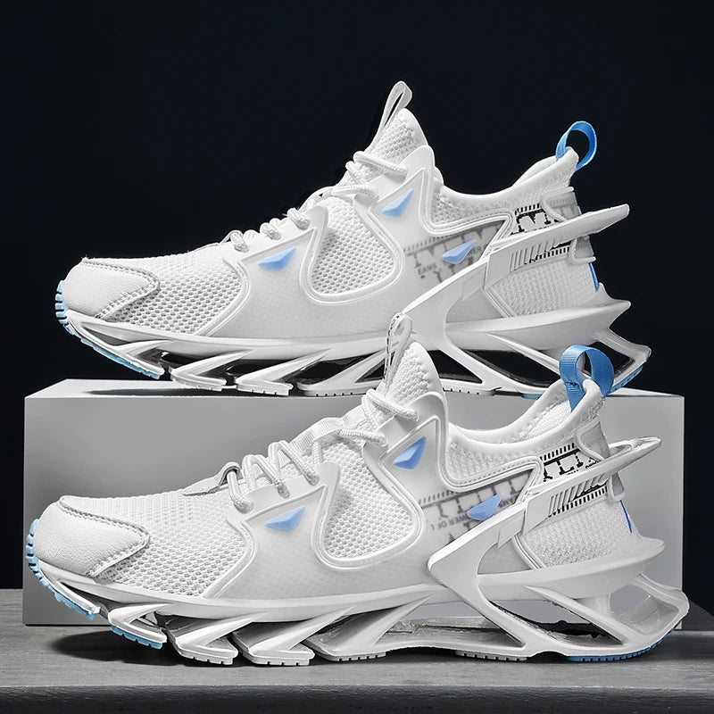 Fashion Shoes Mens Blade Running Shoes for Men Cushion Sneakers Mesh Athletic Sports Jogging Gym Walking Shoes