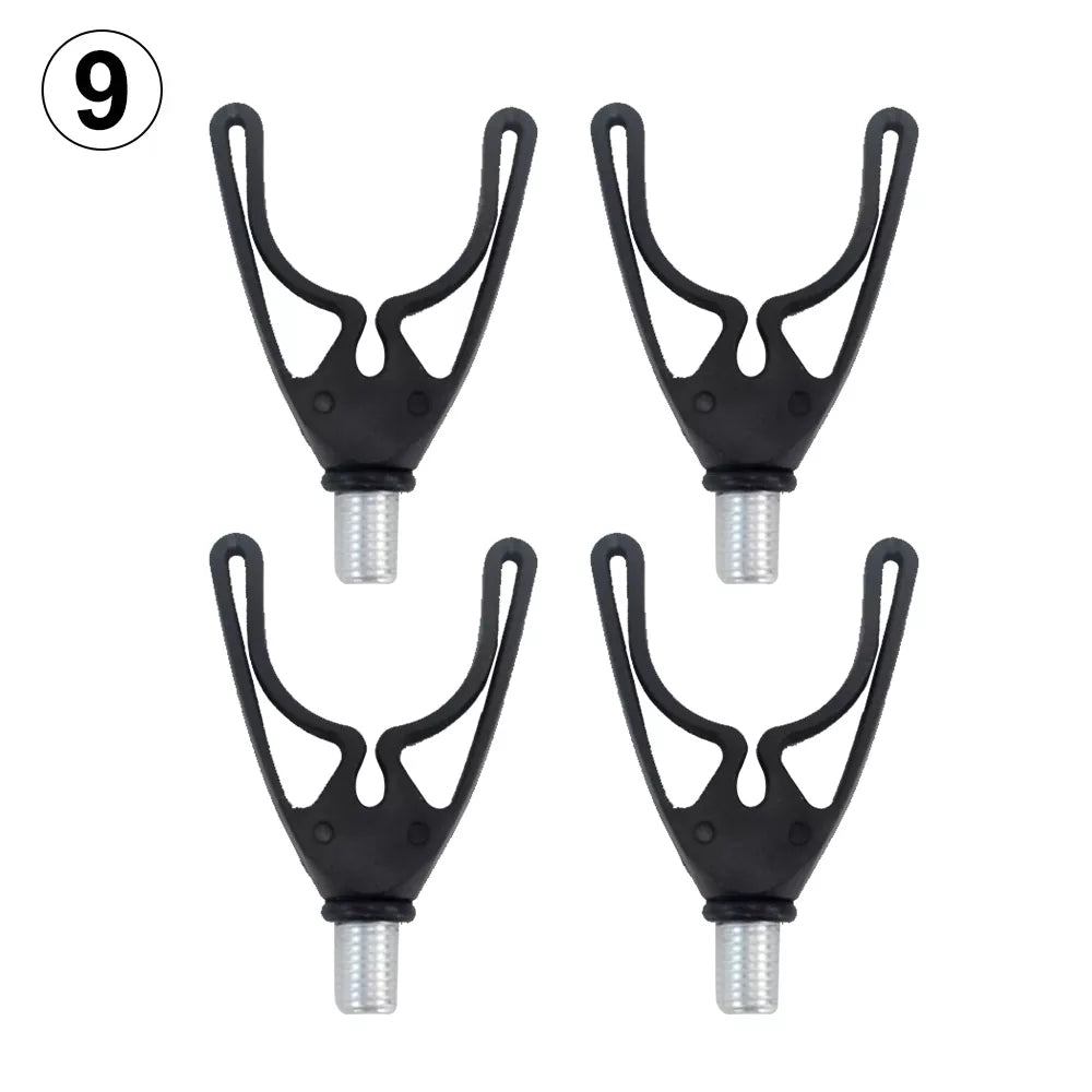Carp Fishing Buzz Bars 20cm 30cm Fishing Rod Pod Holder Black Buzzer Bar for 2 Rods