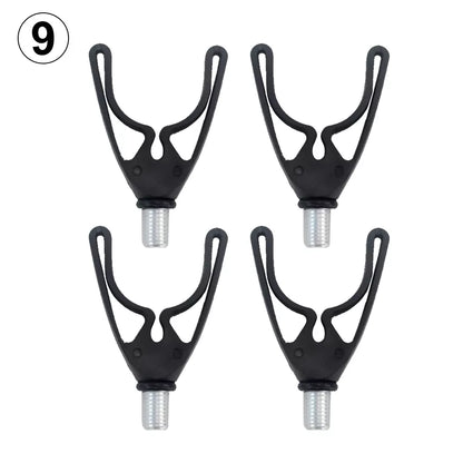 Carp Fishing Buzz Bars 20cm 30cm Fishing Rod Pod Holder Black Buzzer Bar for 2 Rods