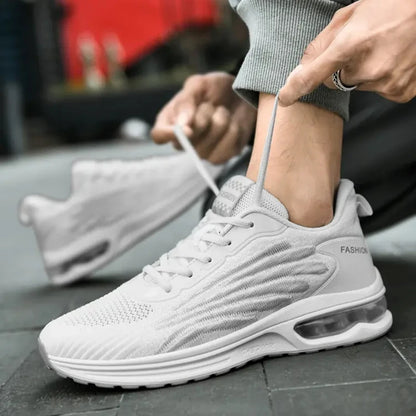Hot Selling Men's Air Trainers Sport Athletic Running Sneakers Lightweight Gym Jogging Breathable Fashion Walking Shoes