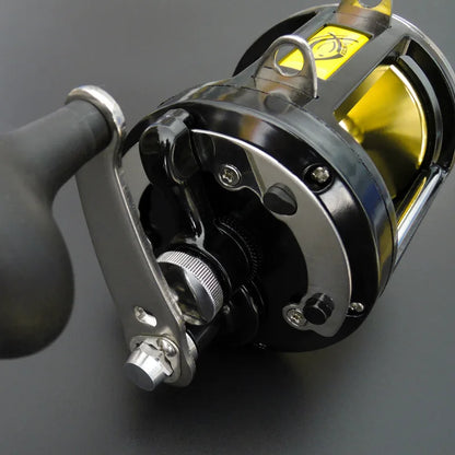 12000 Series High Line Capacity 7+1BB 25kg Drag Drum Fishing Reel Sea Fishing Wheel for Trolling Boat Fishing