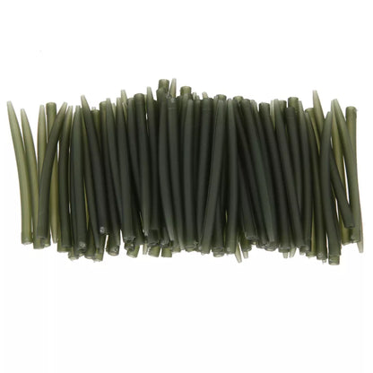 100PCS Terminal Carp Fishing Anti Tangle Sleeves Connect With Fishing Hook Rubber Tip Tube Positioner Terminal Fishing Tackles