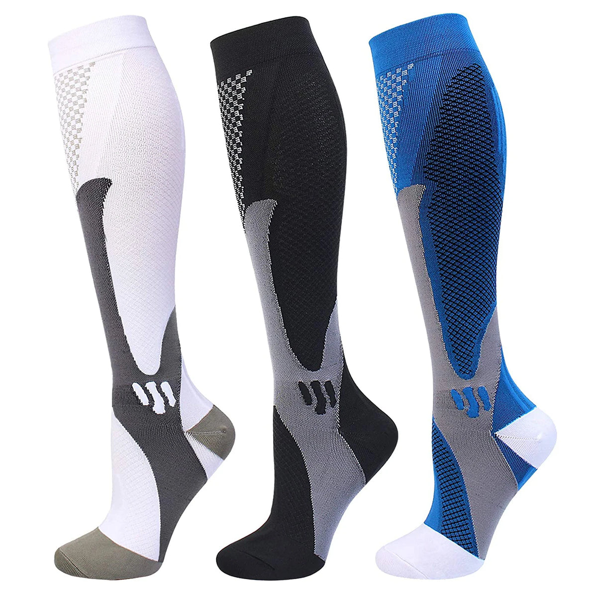 Brothock Compression Stockings Running Basketball Football Socks Nylon Anti-Swelling Stretch Outdoor Sports Compression Socks
