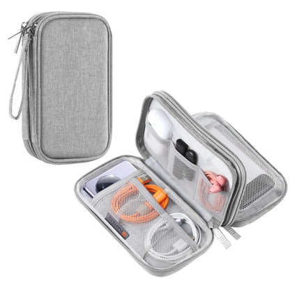 HAWEEL Electronic Organizer Double Layer Storage Bag for Cables Charger Power Bank Earbuds Electronics Accessories Travel Case