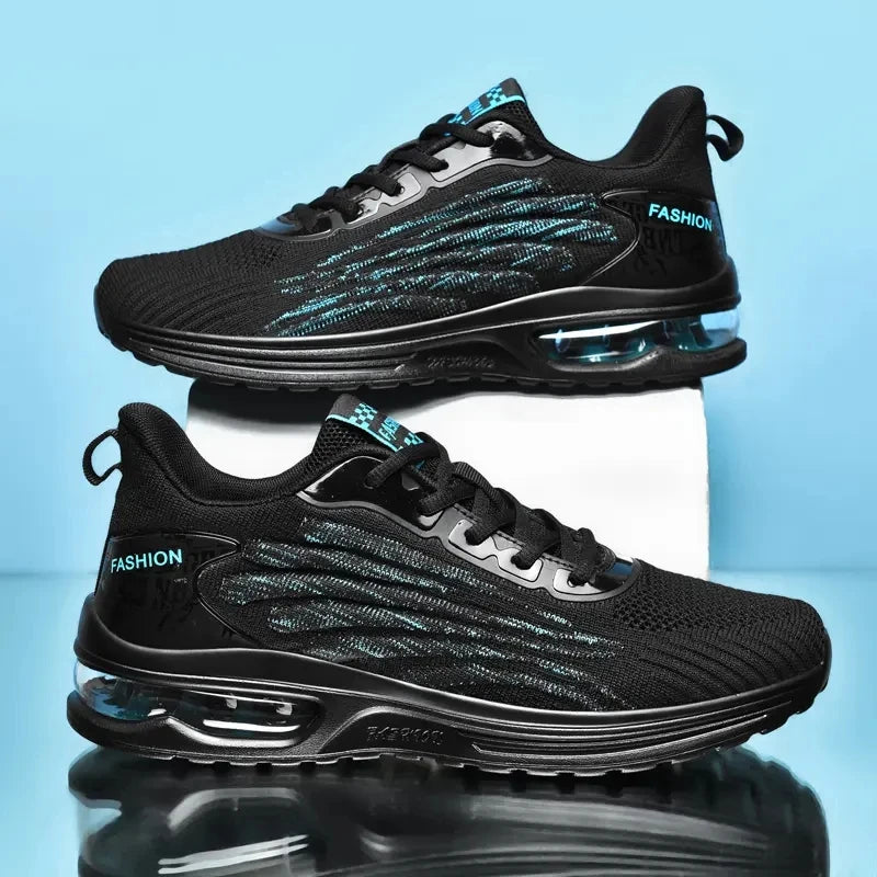 Hot Selling Men's Air Trainers Sport Athletic Running Sneakers Lightweight Gym Jogging Breathable Fashion Walking Shoes