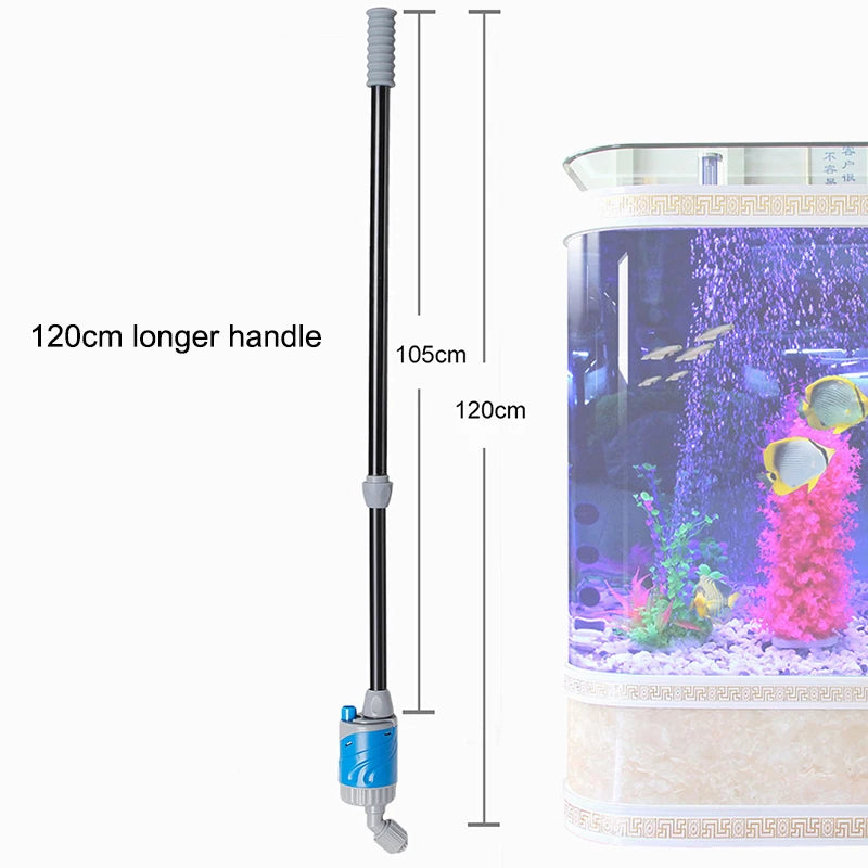 20W 28W Automatic Aquarium Water Changer Pump for Fish Tank Gravel Cleaner Cleaning Tool Sand Washer Filter Siphon 110v 220v