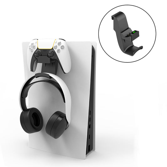 Video Game Console Ps5 Wall Mount Hanger Holder Charging Dock for PS5 Controller Charger Stand