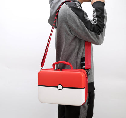 Pokeball Style Travel Carrying Case for Nintendo Switch Pokemon Accessories System Cute & Deluxe Protective Hard Shell Carry Bag