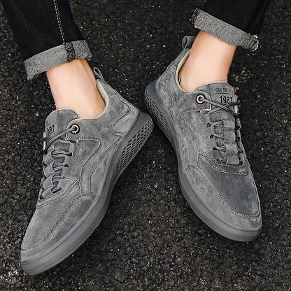 Men's Casual Shoes Outdoor Men's Shoes New Handmade Large Size Stitching All-Match Business Leather Shoes Men
