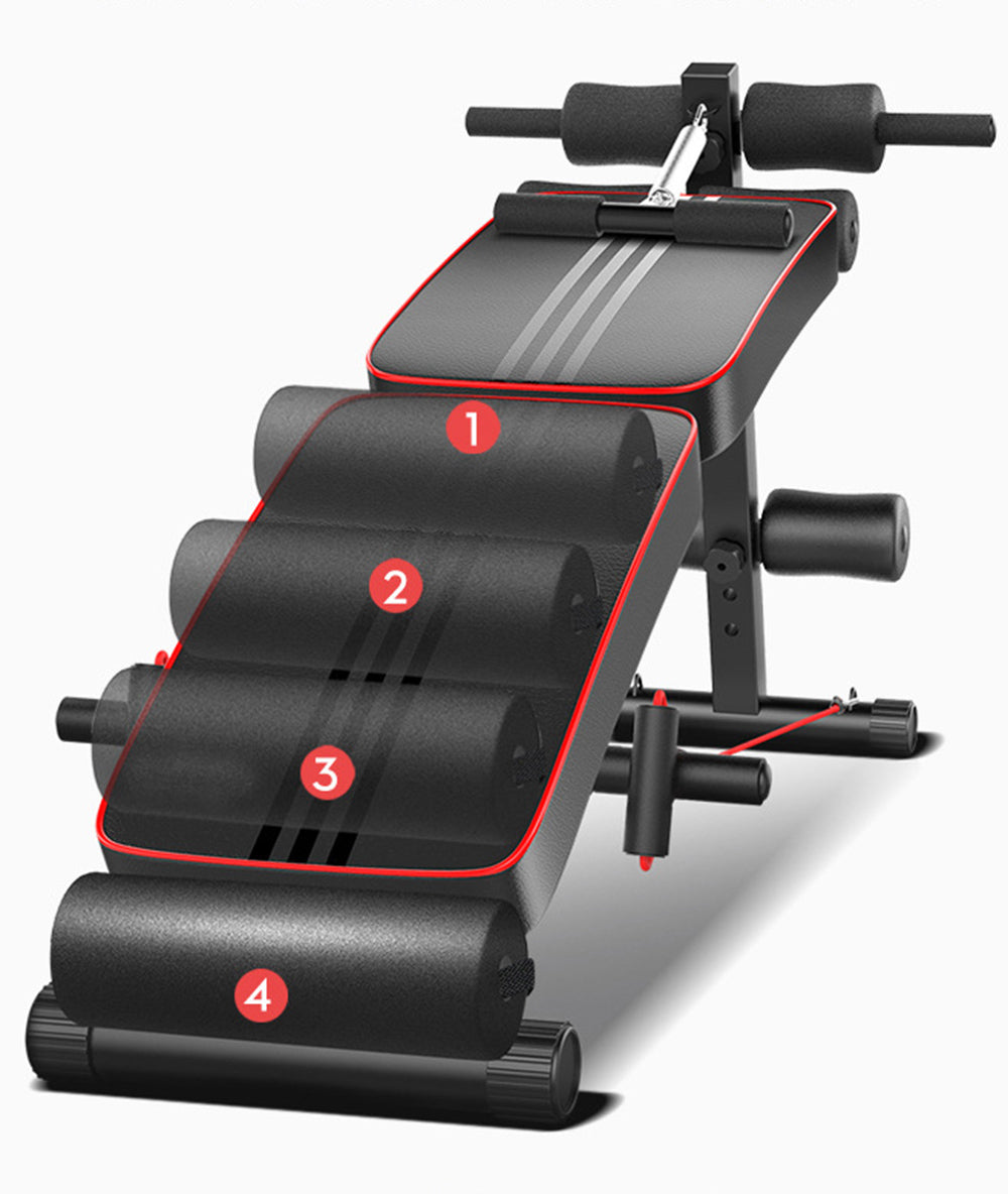 Folding and Portable Sit-Up Board Multifunctional Abdominal Muscle Plate Abdomen Exercise Fitness Equipment