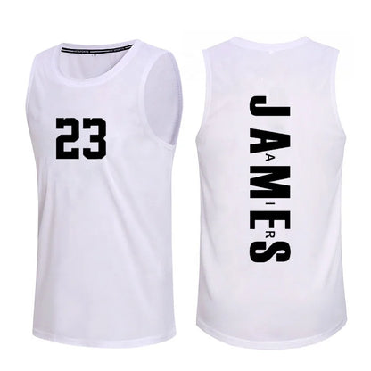 Wholesale Customized Basketball Shirt Vest Men's Loose Increase Summer Thin Quick Dry Sports Casual Jersey