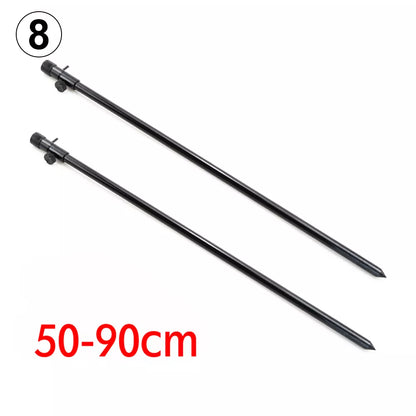 Carp Fishing Buzz Bars 20cm 30cm Fishing Rod Pod Holder Black Buzzer Bar for 2 Rods