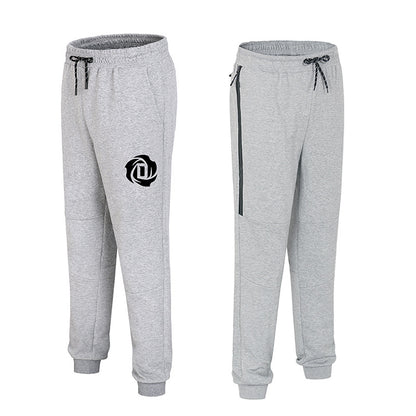 Wholesale Customized Basketball Training Pants Men'S Spring and Autumn Thin Zipper Cotton Casual Pants