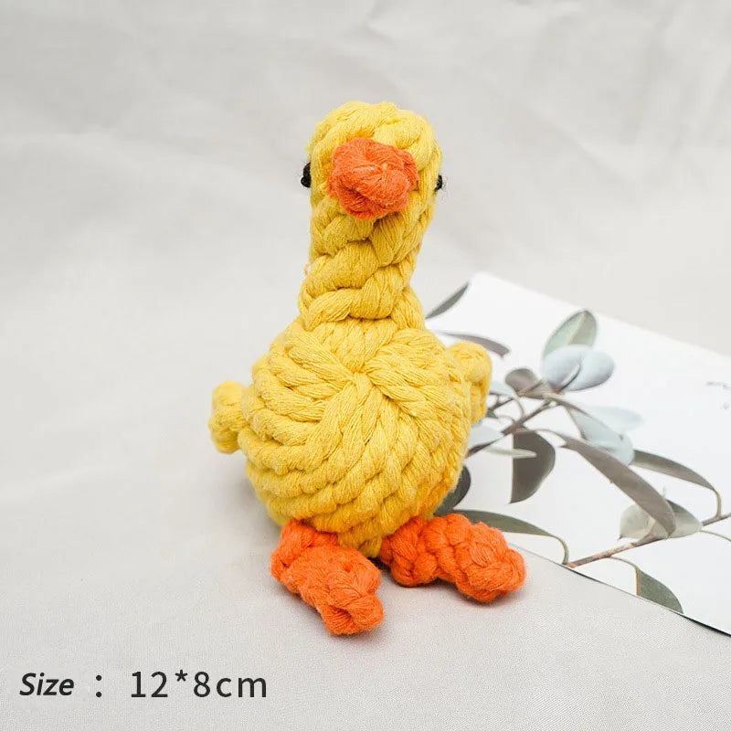 1pcs Bite Resistant Pet Dog Chew Toys for Small Dogs Cleaning Teeth Puppy Dog Rope Knot Ball Toy Playing Animals Dogs Toys Pets
