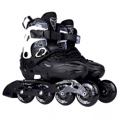 Original Flying Eagle S5S Junior Slalom Inline Skates Child Size Adjustable Roller Skating Shoes Kids Free Skating Patines