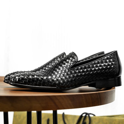 Hot Selling 2025  Men's Casual Formal Leather Genuine Dress Shoes Mens Loafers