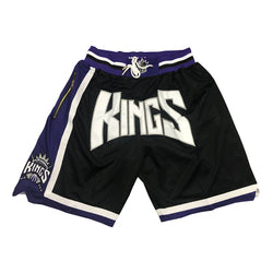 Embroidery Basketball Shorts Retro Sweat Vintage Bulls Magic Heat All Star Basketball Wear Shorts Zipper Pockets Just Men Don