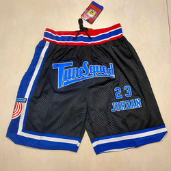 Embroidery Basketball Shorts Retro Sweat Vintage Bulls Magic Heat All Star Basketball Wear Shorts Zipper Pockets Just Men Don