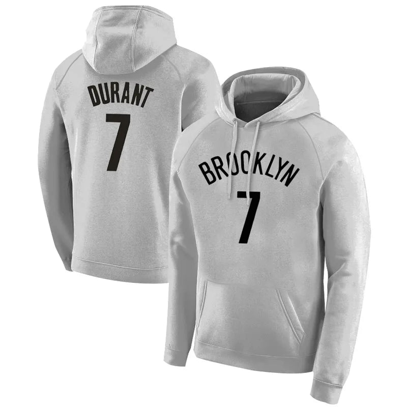 Wholesale Customized Basketball Net Durant Sportswear Sweatshirt Hoodie Men's James Scobie Curry George Thin Basketball Hoodie