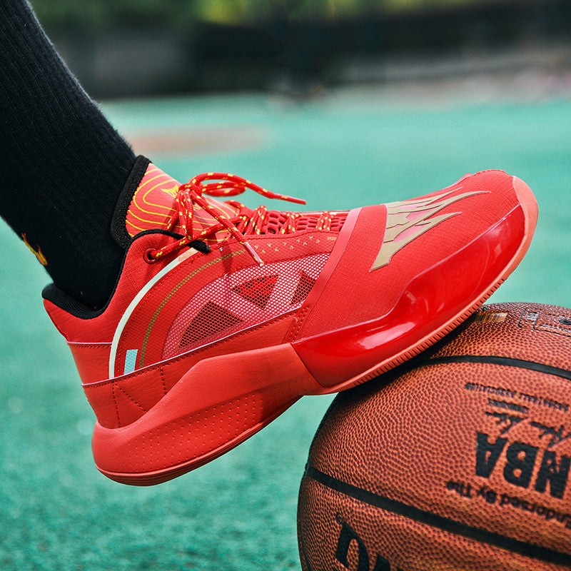 2022 Top Quality Outdoor Running Men's Basketball Shoes Sneakers Daddy Flying Knitted Shoes
