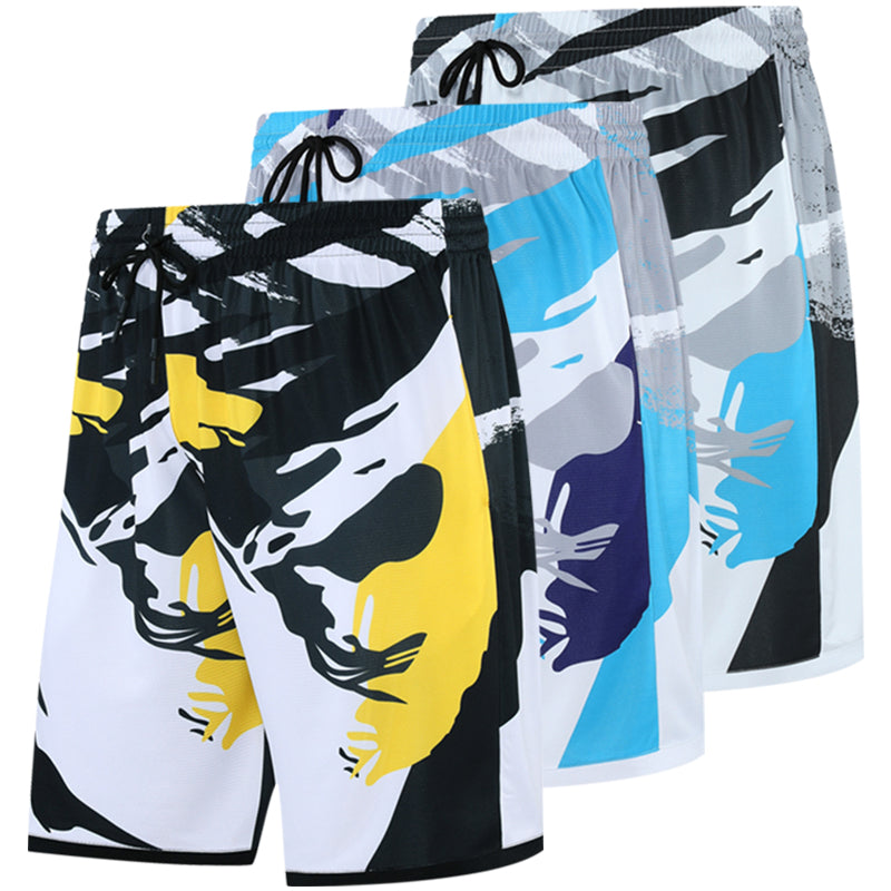 Factory Wholesale Men Loose Fit Sport Shorts OEM Camouflage Basketball Shorts