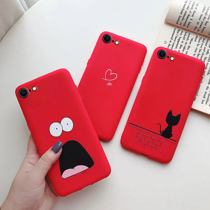 For Apple Iphone SE 2020 Case Silicone Cute TPU Soft Phone Case for iPhone SE 2 4.7'' 2020 SE2 Back Protector Bumper Cover Cases