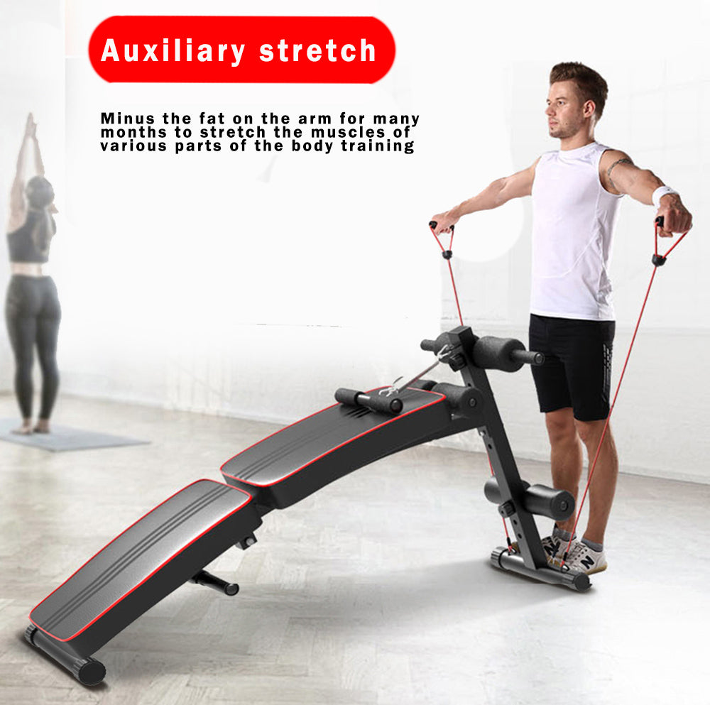 Folding and Portable Sit-Up Board Multifunctional Abdominal Muscle Plate Abdomen Exercise Fitness Equipment