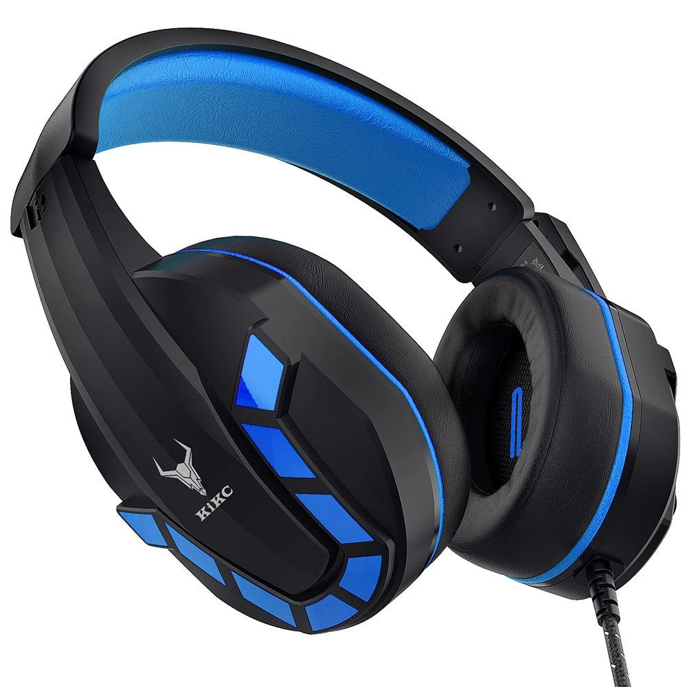 KIKC Ps4 Ps5 Pc Steel Series Red Gear Splitter Gaming Headset or Headphones With Mic for Mobile